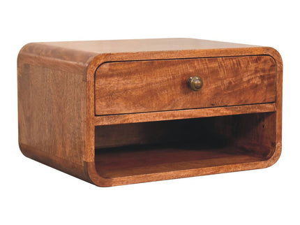 Curve Upper Slot Floating Nightstand