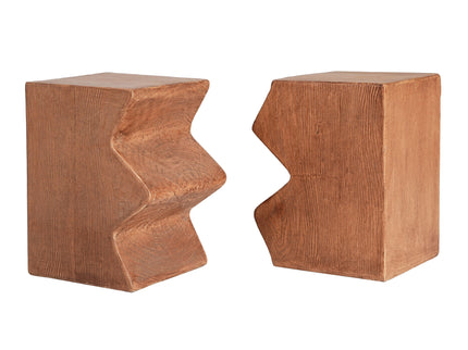 Rectangular Outdoor Indoor Accent Side Table (Set of 2)