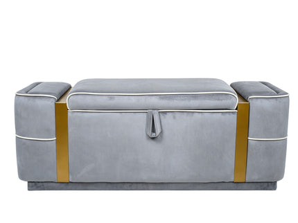 Storage Bench Upholstered Ottoman Bed End Bench With Lift Top Storage
