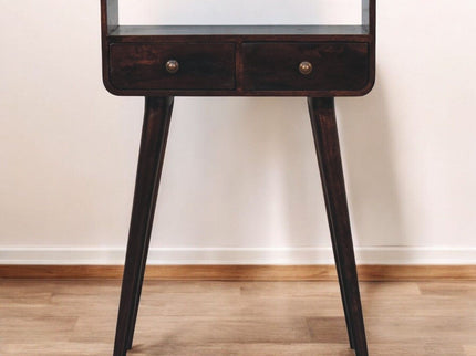 Solid Wood Curved Console Table