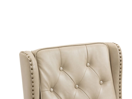 Modern Accent Armchair With Sturdy Wood Legs