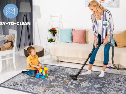 Payas - 2' X 3' Traditional Area Rug - Blue