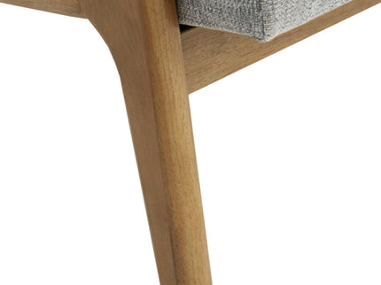 Mid-Century Style Lounge Chair With Upholstered Seat