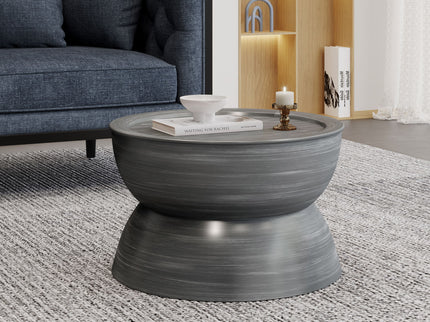 Sparling - Modern Iron Hourglass Coffee Table