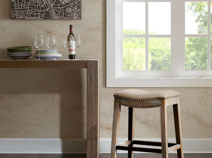 Saddle Counter Stool With High Density Foam