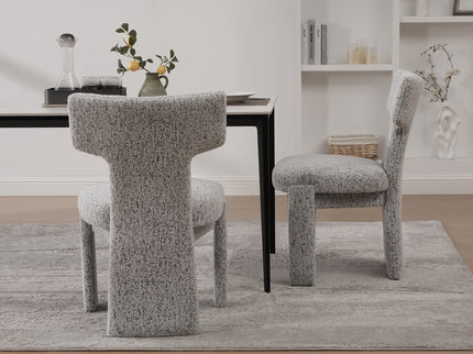 Armless Curved Back Accent Chairs