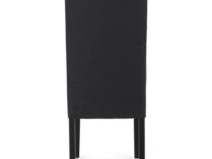 Contemporary Dining Chair With Rubberwood Legs (Set of 2)
