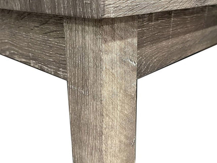 Transitional Counter Dining Set With 4 Tufted Stools