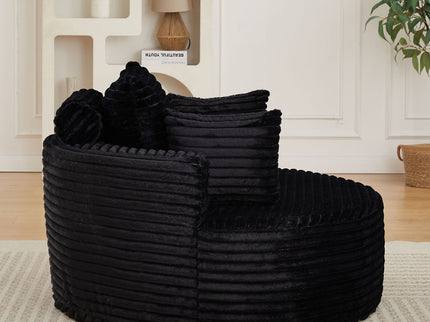 Modern Single Sofa With Backrest Pillow For Living Room