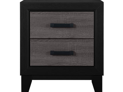 Soluto - Nightstand - Gray / Black