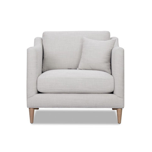 Chair With High Track Arms - Beige