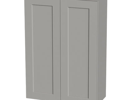 Shaker Wall Cabinet With Soft Close Hinges, Adjustable Shelves, Double Door