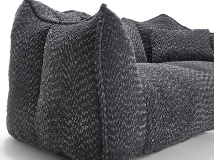 Comfortable Dual Beanbag Chair With High Resilience Foam Core For 2 People