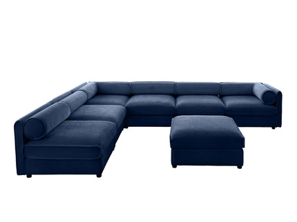 Modern Modular Sectional Sofa With Storag, Contemporary Cylindrical Design