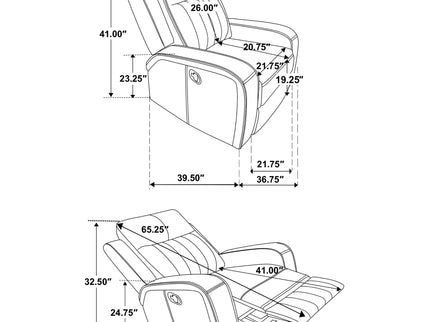 Mckinley - 3 Piece Reclining Sofa Set - Gray