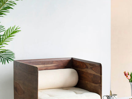 Wooden Sofa - Brown