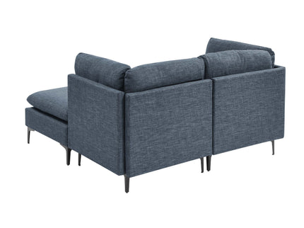 Upholstered Modular Sectional & Tall Legs