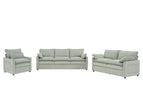 Green / 3 Pc. Sofa, Loveseat, Chair