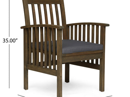 Casa - Acacia Dining Chair Set With Cushions,