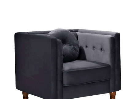 Chesterfield Accent Tufted Square Arm Side Chair