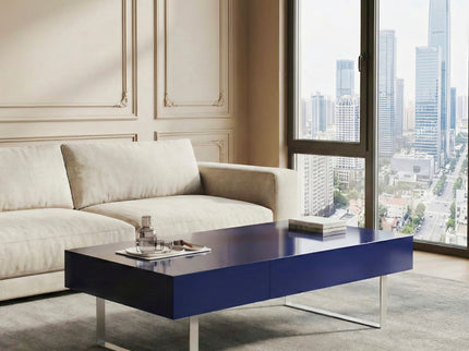 Rectangular Coffee Table With Hidden Storage