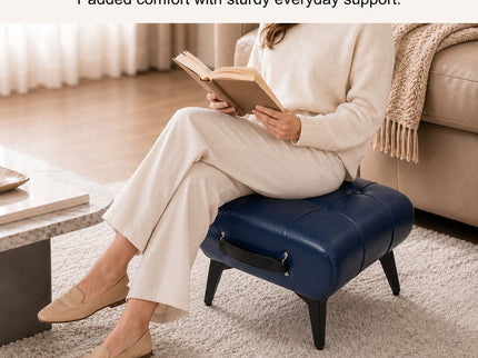Minimalist Footstool With Hidden Storage