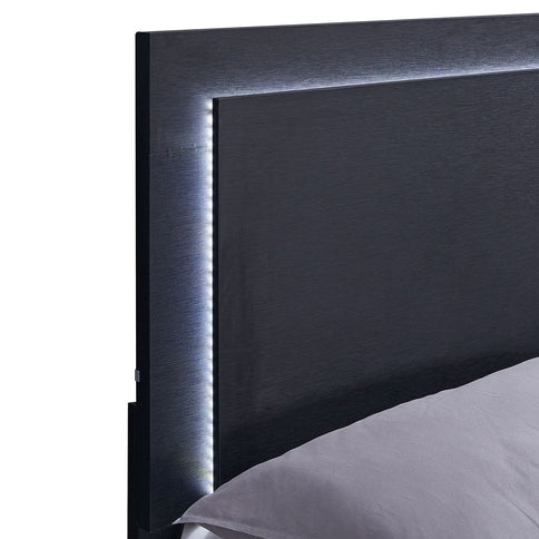 Jeremiah - LED Panel Bed With Touch Controlled Lighting