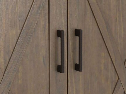 Ela - Low Storage Cabinet - Smoky Brown