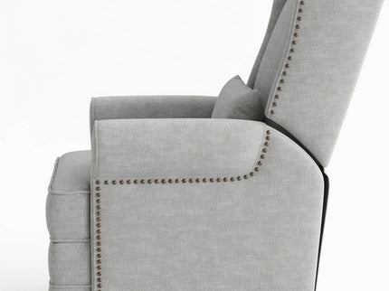 Extra Wide Swivel Recliner Glider Chair With Footrest