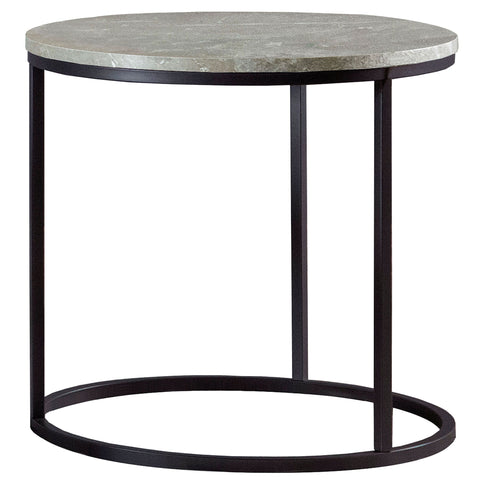 End Table - Gray / Gunmetal
