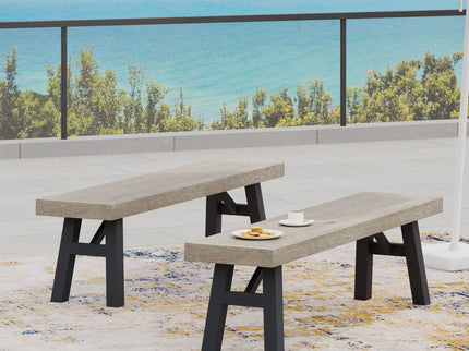 Bettina - Bench - Gray