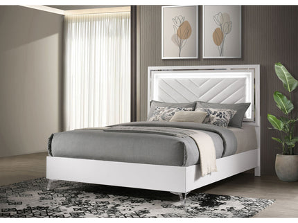 Buckley - Panel Bed With LED Trim