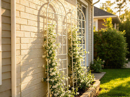 Metal Garden Rustproof Trellis For Climbing Plants Outdoor Flower Support