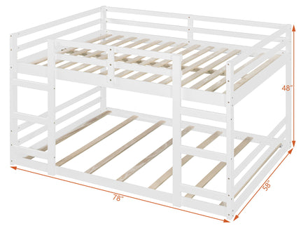 Solid Construction, Bunk Bed With Ladder