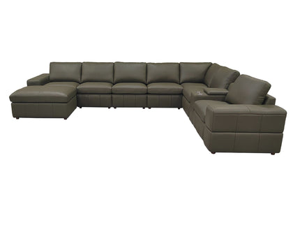 Modular Sectional With Large Square Arms, Custom Configuration