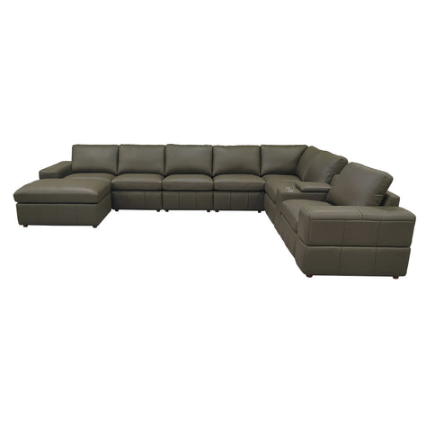 Modular Sectional With Large Square Arms, Custom Configuration