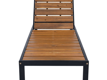 Outdoor Chaise With Adjustable Backrest