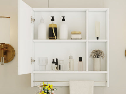 Wall Mounted Bathroom Storage Medicine Cabinet Cabinet With Mirror Door