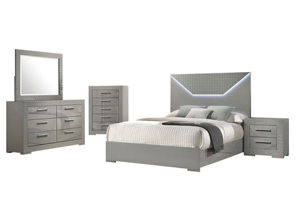 Pierce - Bedroom Set With LED Lighting