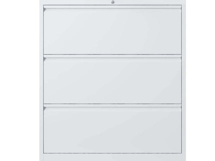 Lateral File Cabinet, Locking Heavy Duty, Anti-Tip Safety Interlock, Vertical Storage For Letter/Legal/A4 Files