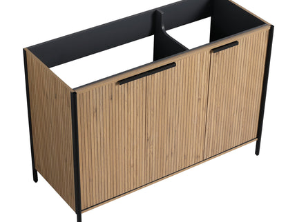 Contemporary Freestanding Bathroom Vanity With Adjustable Shelves