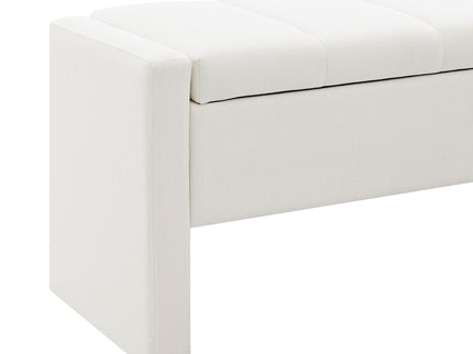 Modern Upholstered Large Bed End Bench With Storage