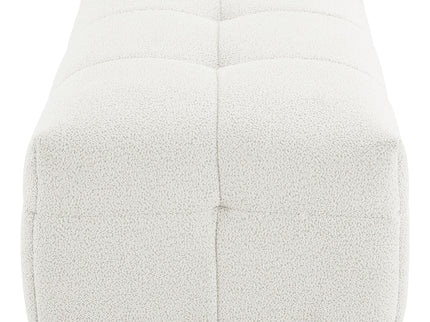 Sooke - Rectangular Ottoman - Off White