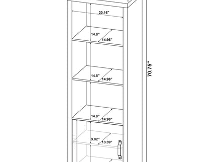 Conifer - 3 Piece TV Entertainment Center With Storage - Gray