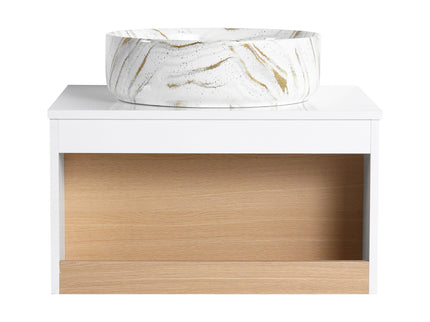 Floating Bathroom Vanity With Vessel Sink