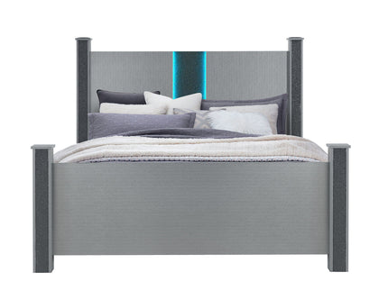 Lorenzo - Bed With Speakers And Glittered Detailing
