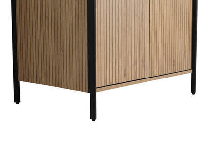 Contemporary Freestanding Bathroom Vanity With Adjustable Shelves