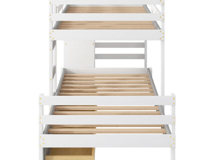 Loft Bunk Bed With Drawers And Ladder