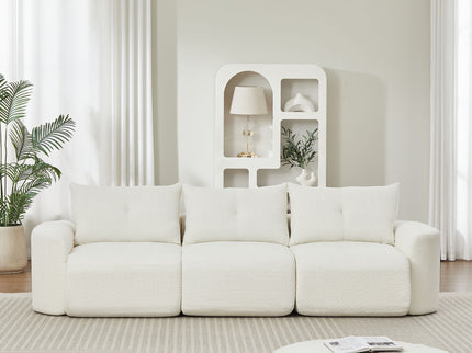 3 Seater With Thickened Armrests Sofa For Living Room