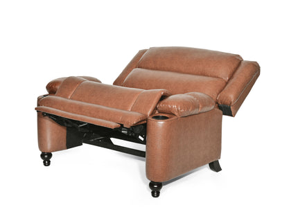 Tufted Design Wide Manual Recliner Chair